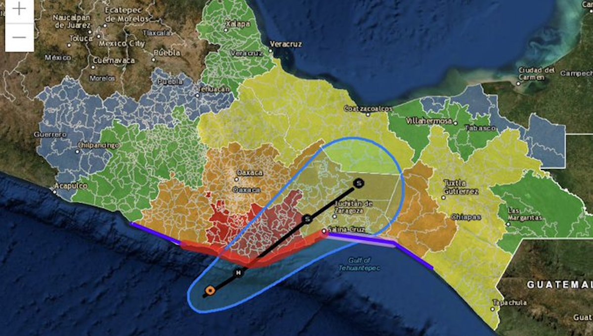 Huracán Agatha es categoría 2; podría llegar a Oaxaca