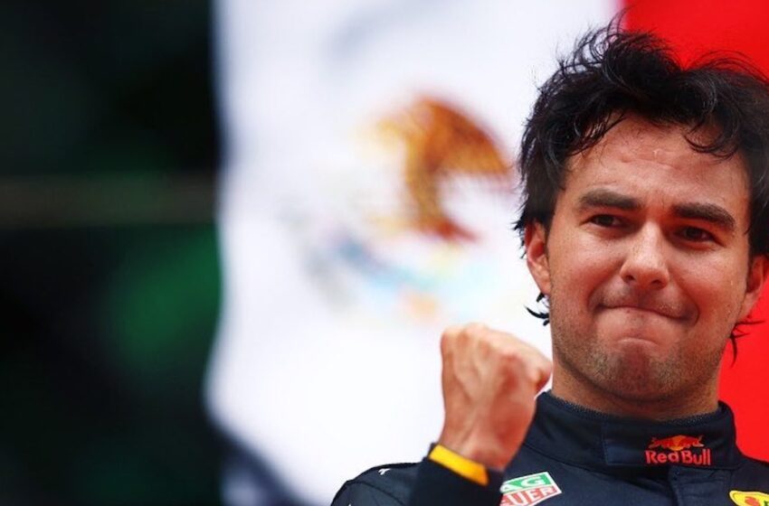 Checo Pérez nos conquista con emotivo momento en el podio del Gran Premio de Mónaco 