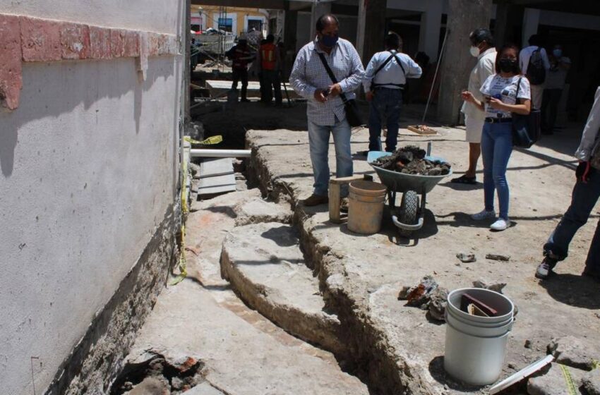 Confirma INAH hallazgo de vestigios hidráulicos de los siglos XVIII y XIX en Puebla