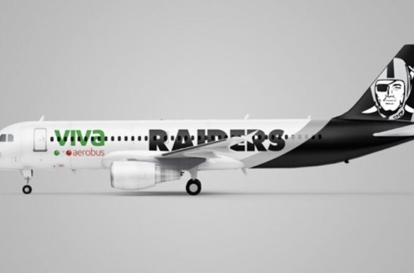 VivaAerobús acuerda con los Raiders para que fanáticos mexicanos viajen y asistan a sus partidos