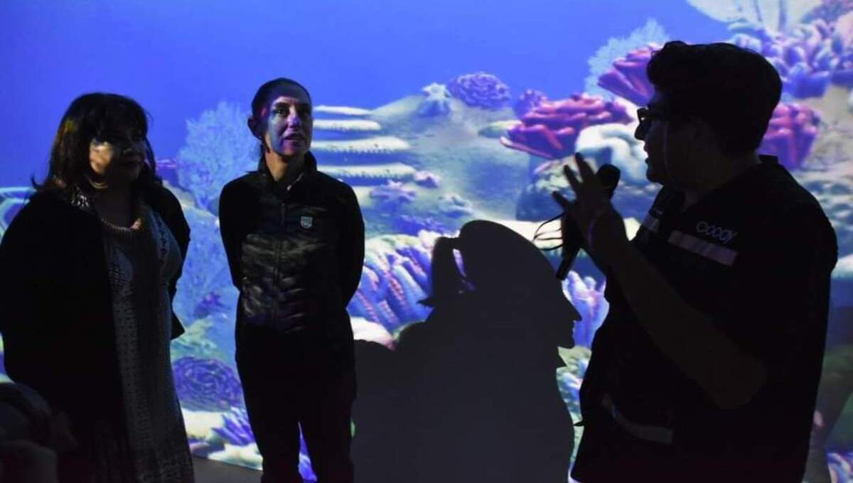 Nuevo acuario virtual llega a Iztapalapa en CDMX, en el Museo Barco Utopía