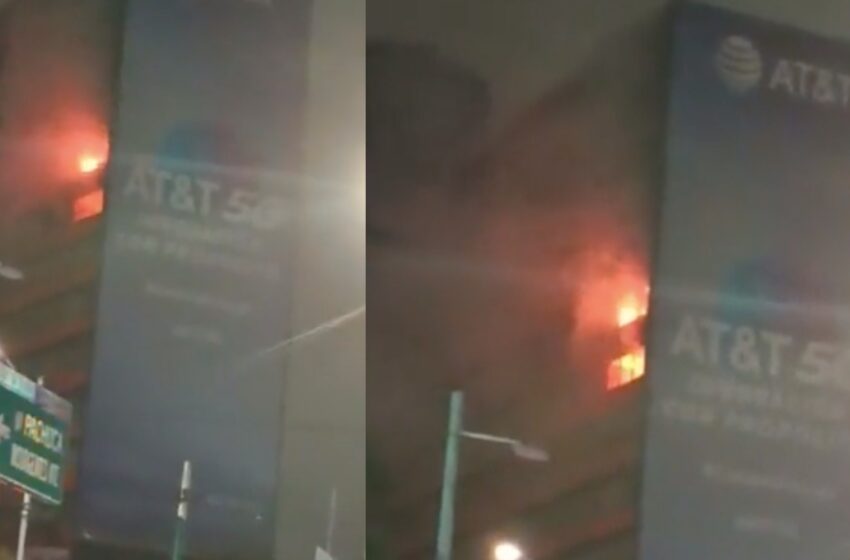 VIDEO: Registran incendio en dos departamentos en Cuauhtémoc, CDMX