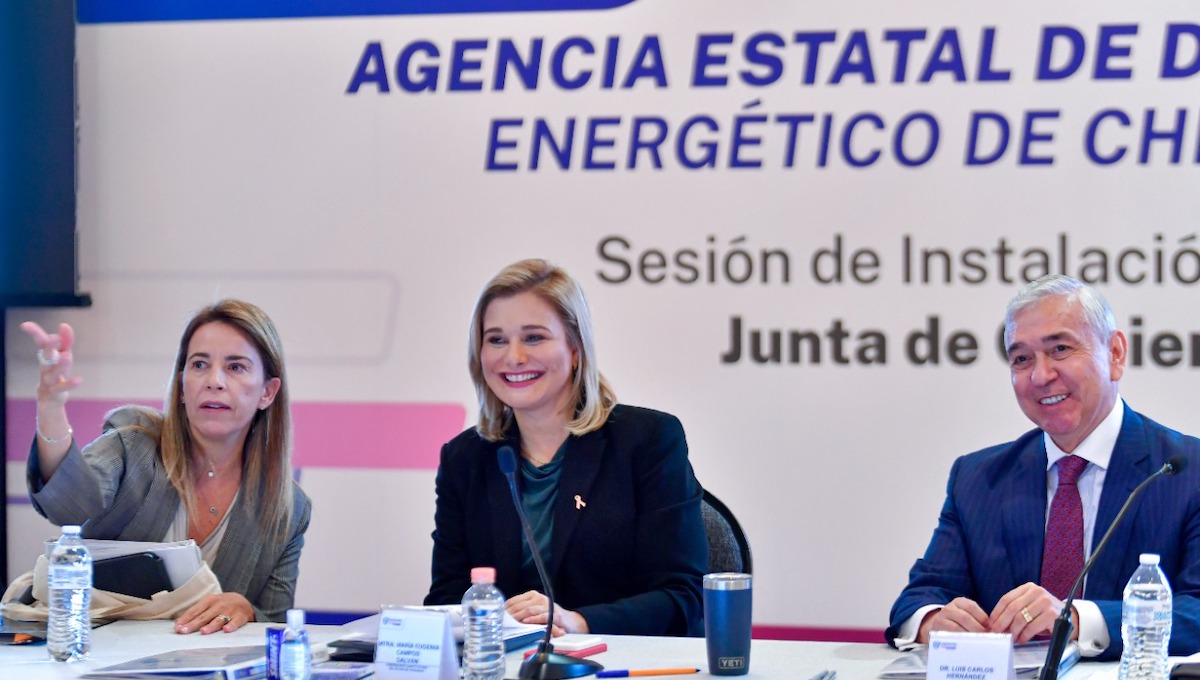 Encabeza gobernadora Maru Campos instalación de Junta de Gobierno para la Agencia Estatal de Desarrollo Energético