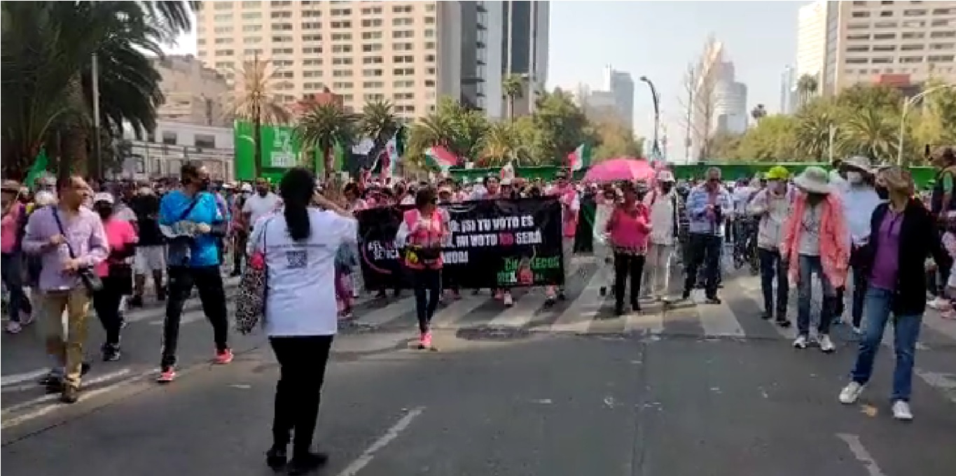 Marcha en Defensa del INE: AMLO “no hubo mucha participación”