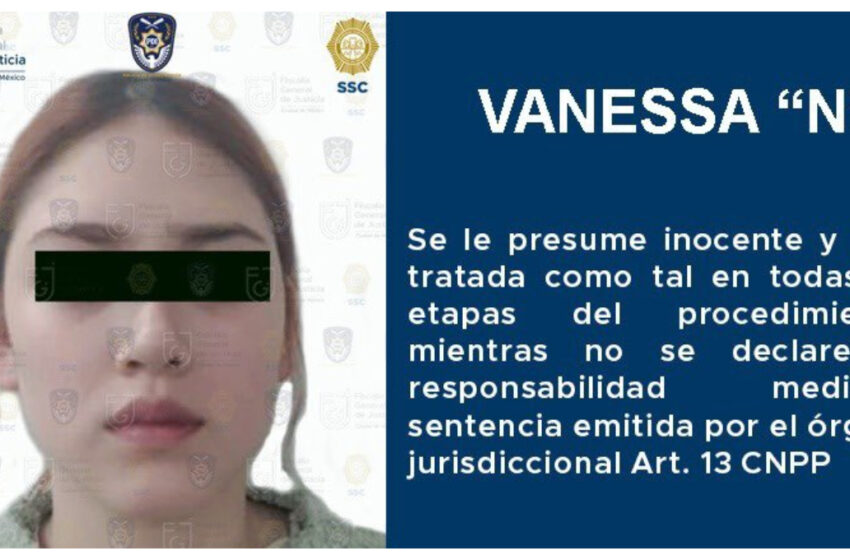 FGJCDMX vincula a proceso a  Vanessa ‘N’ por el presunto feminicidio de Ariadna