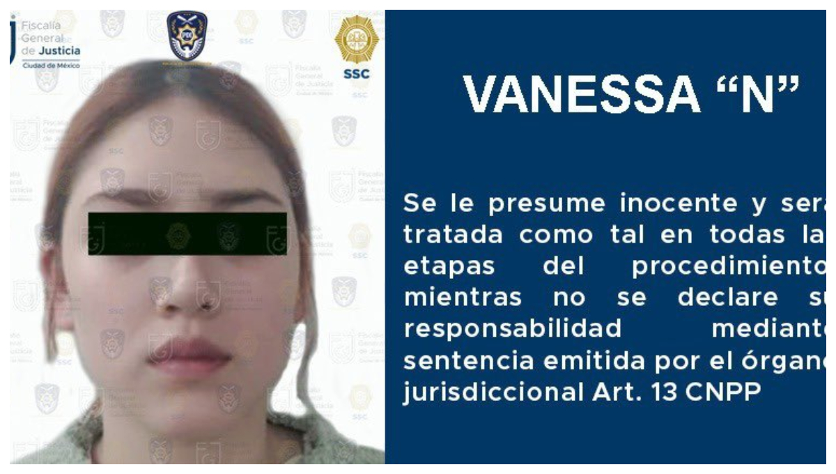 FGJCDMX vincula a proceso a  Vanessa ‘N’ por el presunto feminicidio de Ariadna