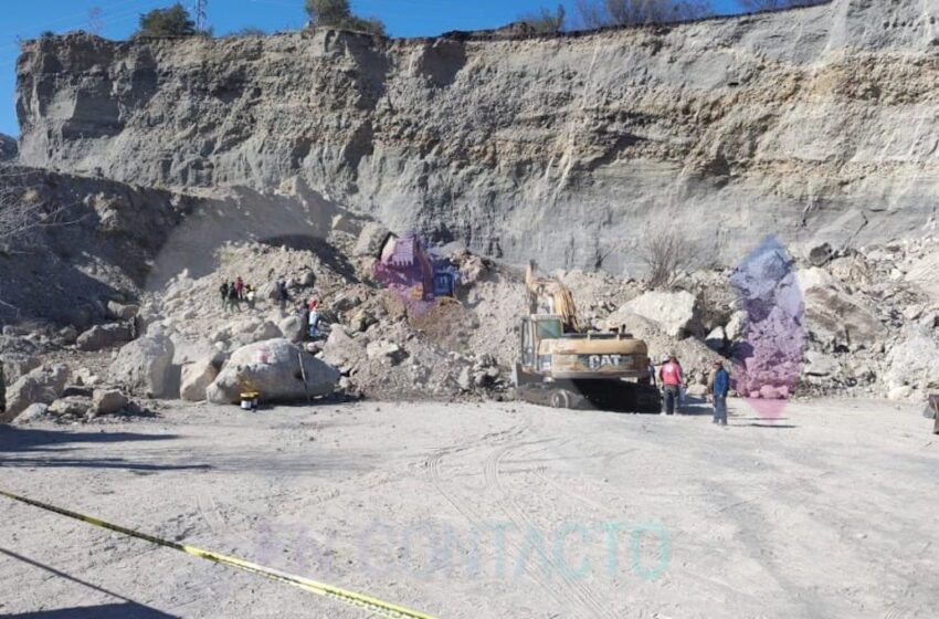 Hallan cuerpos de dos trabajadores atrapados en derrumbe de una mina en Morelos