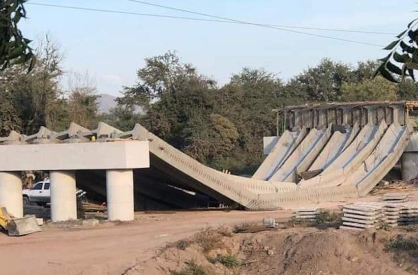 Harán nuevo puente tras colapso de ‘El Quelite’ en Sinaloa y también realizarán investigación: AMLO