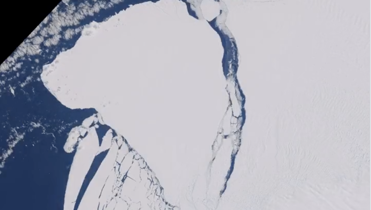 Iceberg del tamaño de Londres se desprende de la Antártida