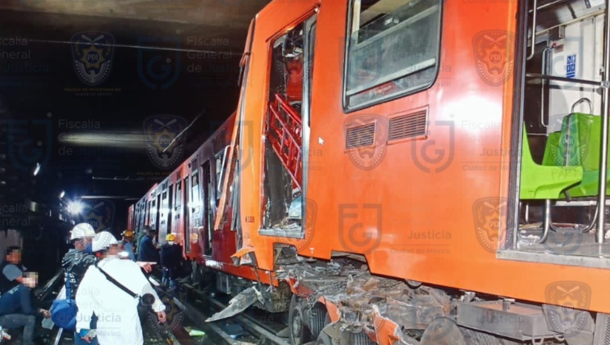 Fiscalía CDMX determina que choque de L3 del Metro fue sabotaje￼