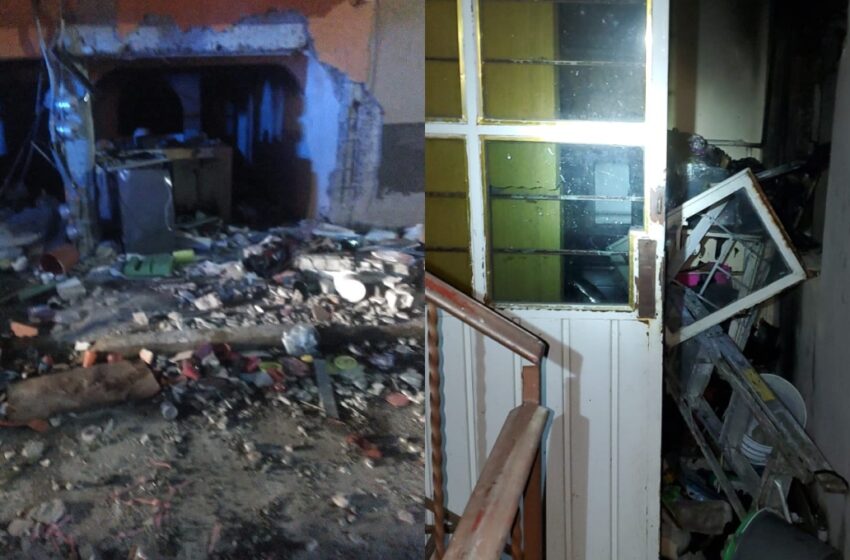 Explosión en casa en Edomex deja 4 heridos (VIDEO)