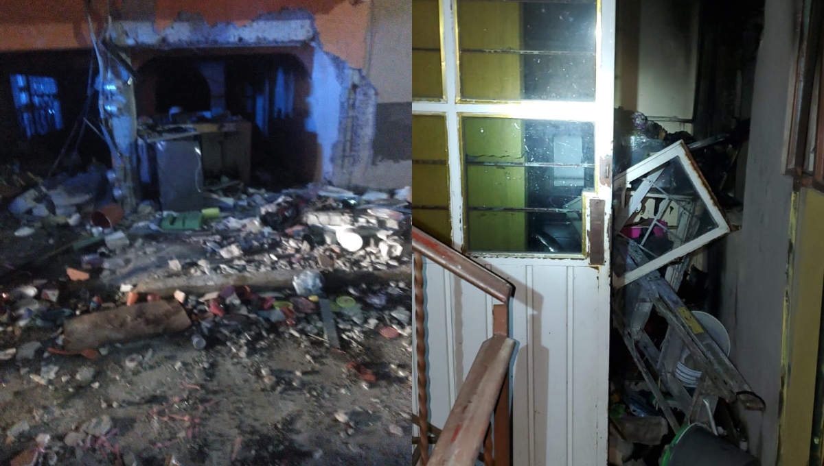 Explosión en casa en Edomex deja 4 heridos (VIDEO)