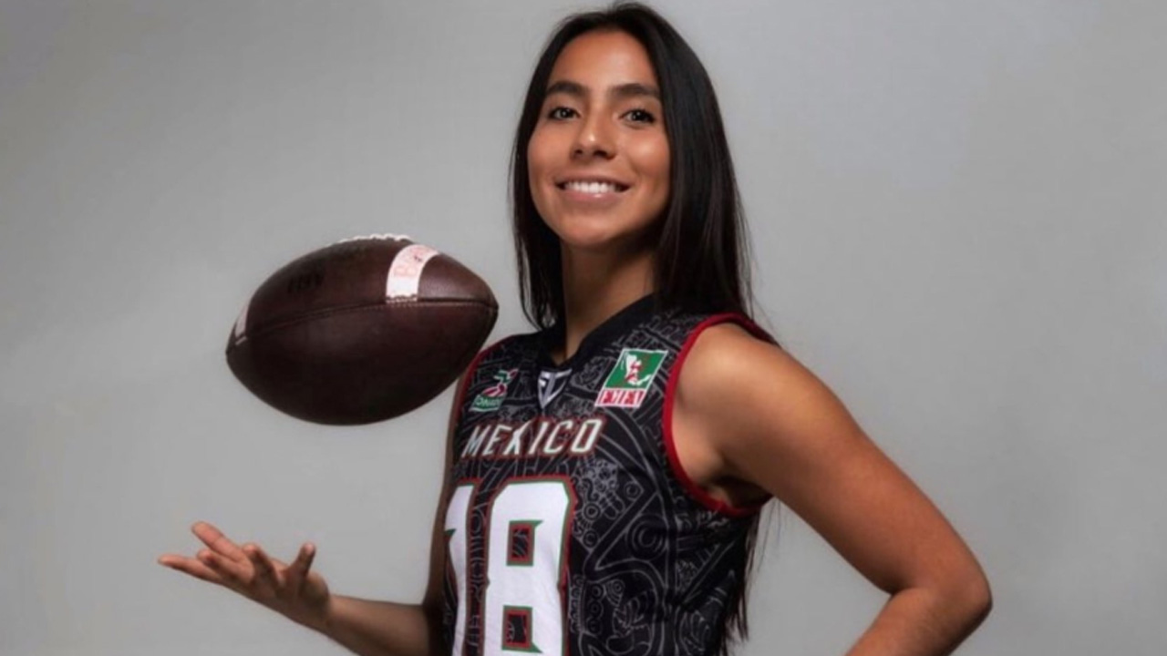 Diana Flores, campeona de flag football, lanza emotivo mensaje a las niñas y mujeres