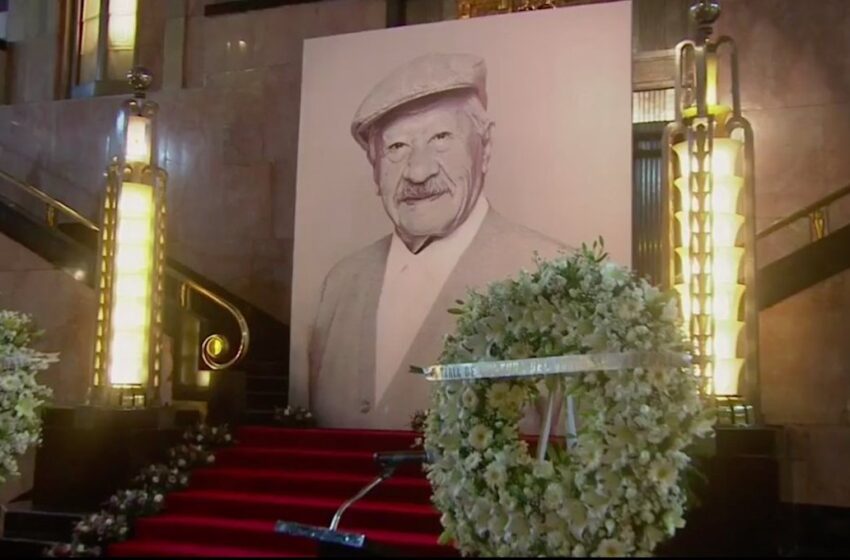 Homenaje al actor mexicano Ignacio López Tarso en el Palacio de Bellas Artes