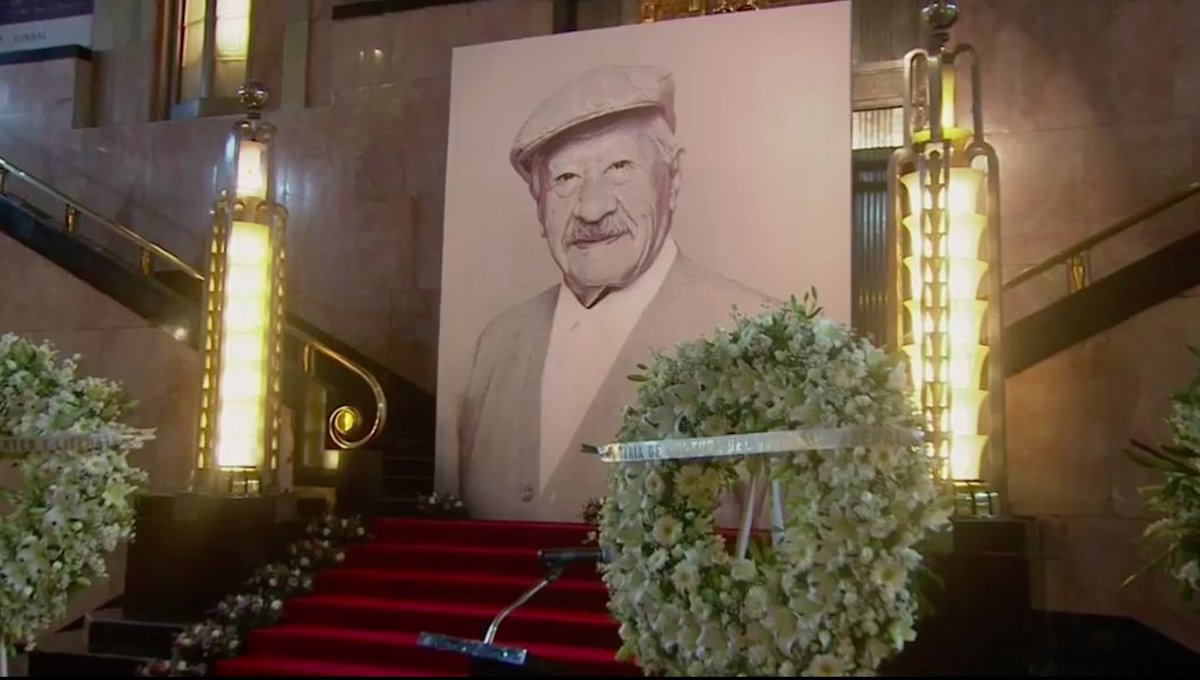 Homenaje al actor mexicano Ignacio López Tarso en el Palacio de Bellas Artes