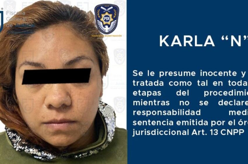 Detienen a Karla «N», octava implicada en el homicidio de los hermanos Tirado