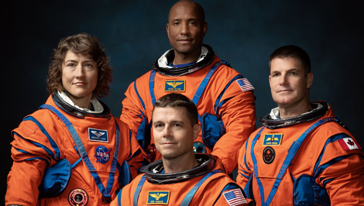 NASA: Presentan a los 4 astronautas que viajarán en Misión Artemis II a la Luna