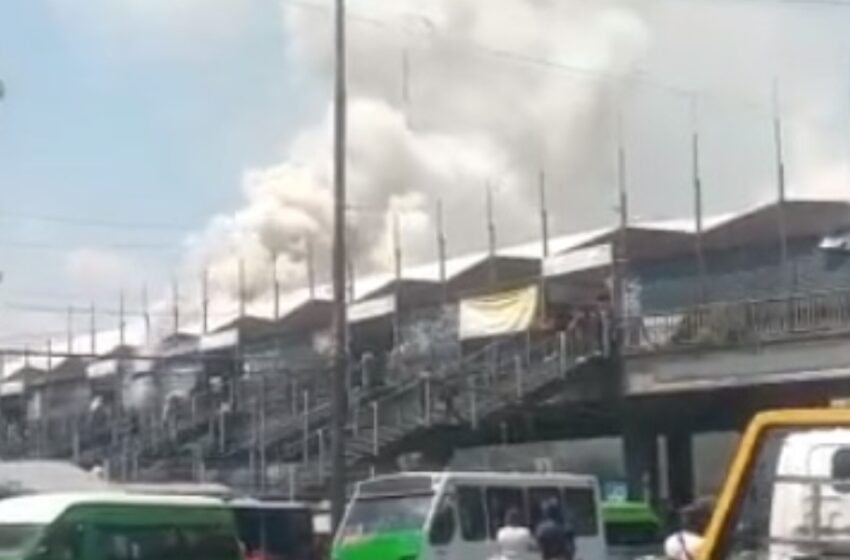 CDMX: Fuerte incendio en Tlalpan a la altura Estadio Azteca