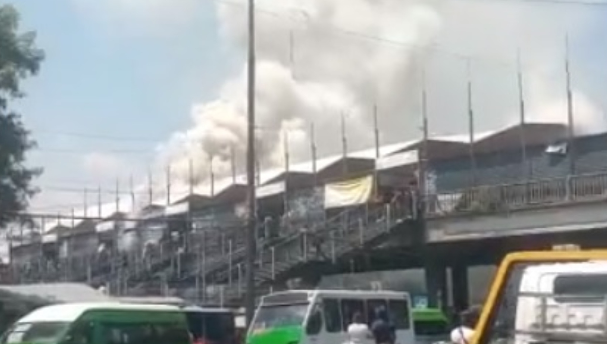 CDMX: Fuerte incendio en Tlalpan a la altura Estadio Azteca