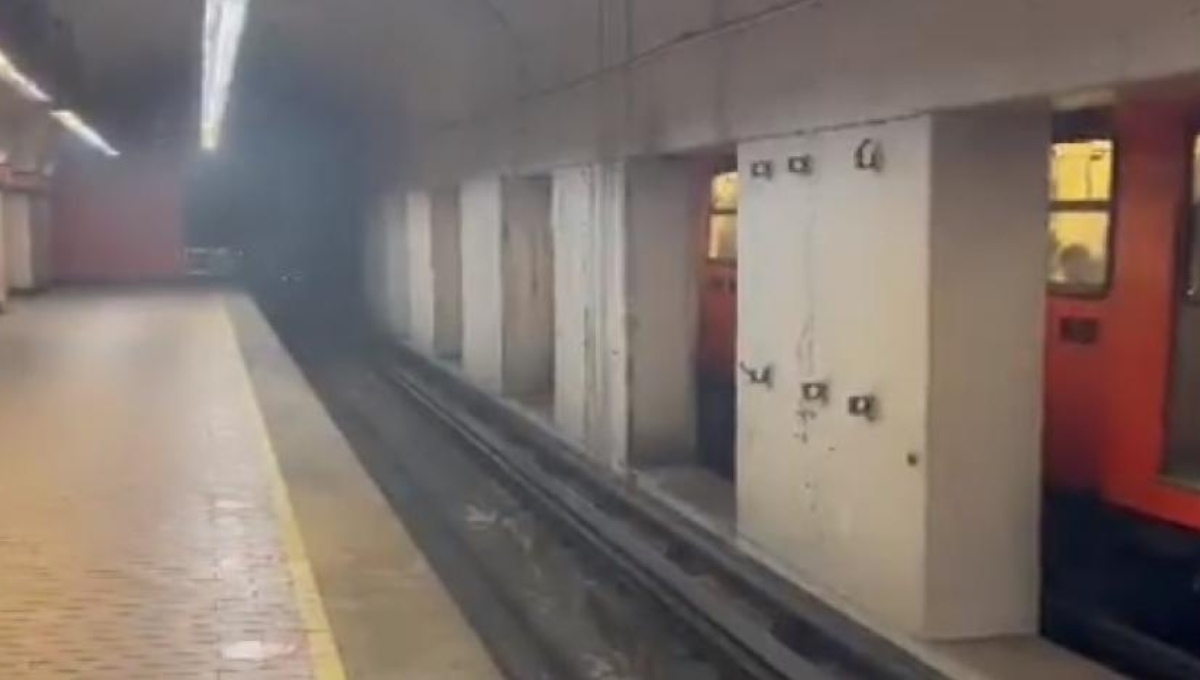 CDMX: Reportan humo en Metro Línea 7 y hechos de vandalismo