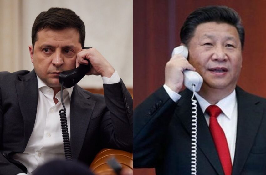 Presidentes de China y Ucrania hablan por primera vez desde la invasión rusa￼