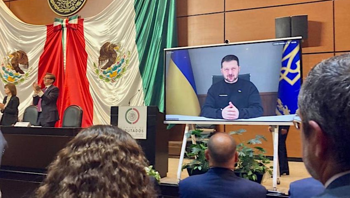 Presidente Volodimir Zelenski pide al gobierno mexicano unirse a la “Fórmula ucraniana de la paz”