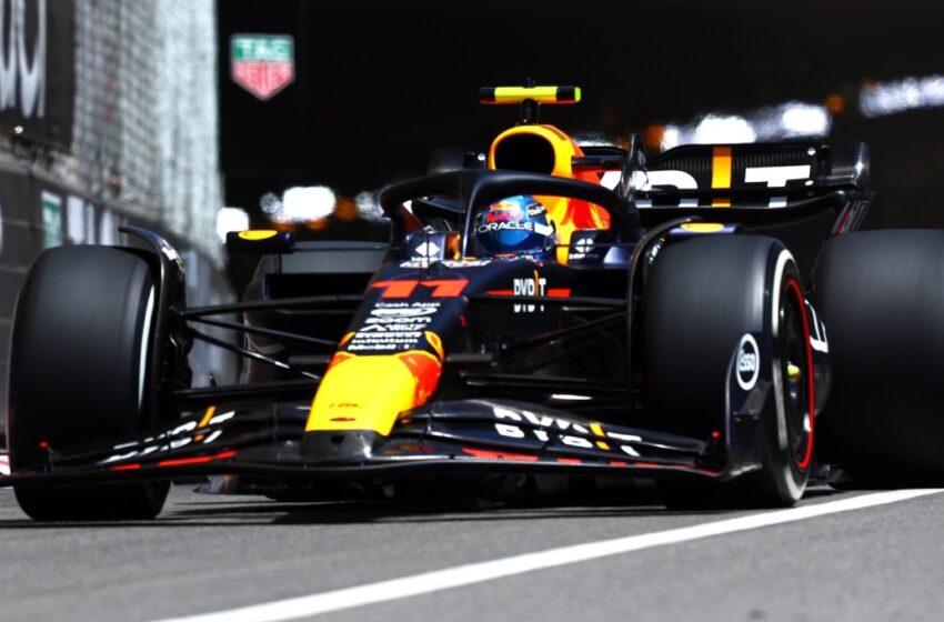 Checo Pérez sufre choque en qualy; saldrá al último en el Gran Premio de Mónaco