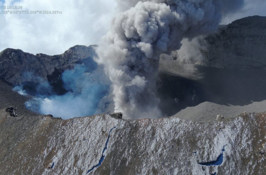 Marina revela imágenes del interior del Popocatépetl: determinan que no hay presencia de lava