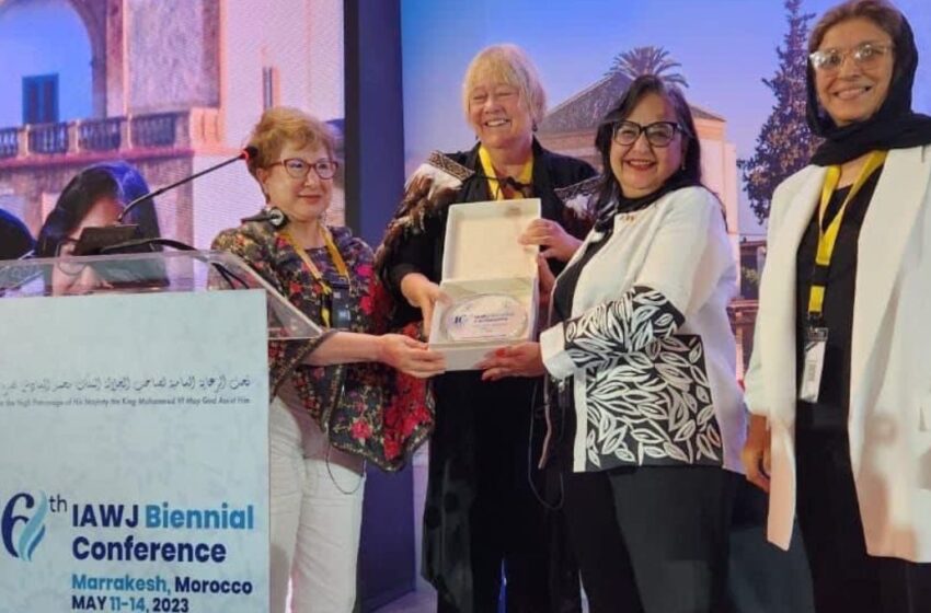 Norma Piña, ministra presidenta de la SCJN, recibe premio de Derechos Humanos