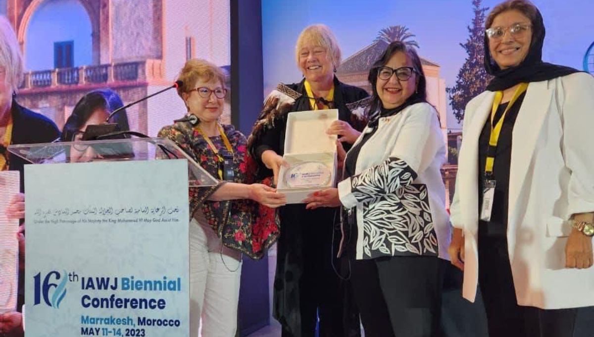 Norma Piña, ministra presidenta de la SCJN, recibe premio de Derechos Humanos