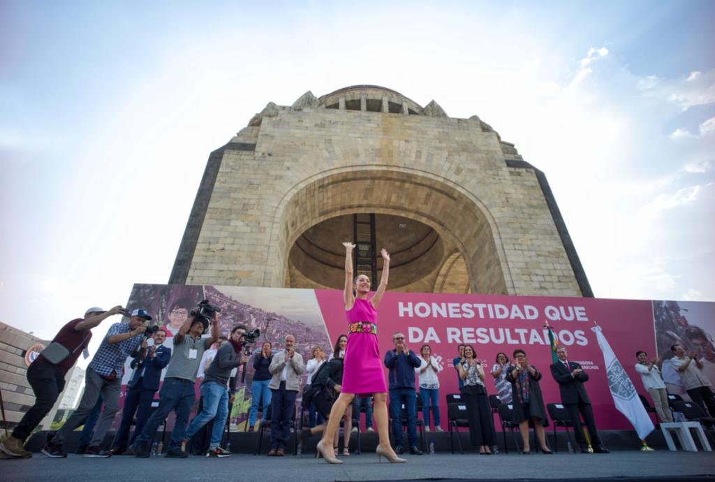 Sheinbaum rinde su último informe de actividades previo a su búsqueda por candidatura presidencial