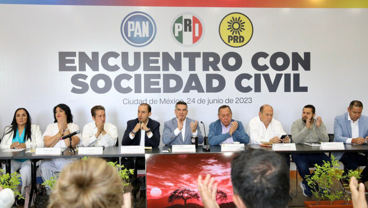 Alianza Va por México prepara método de selección de su candidato presidencial en 2024
