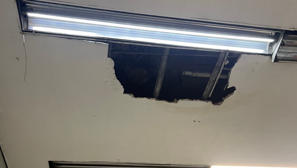 Se desploma techo en estación Eugenia del Metro CDMX