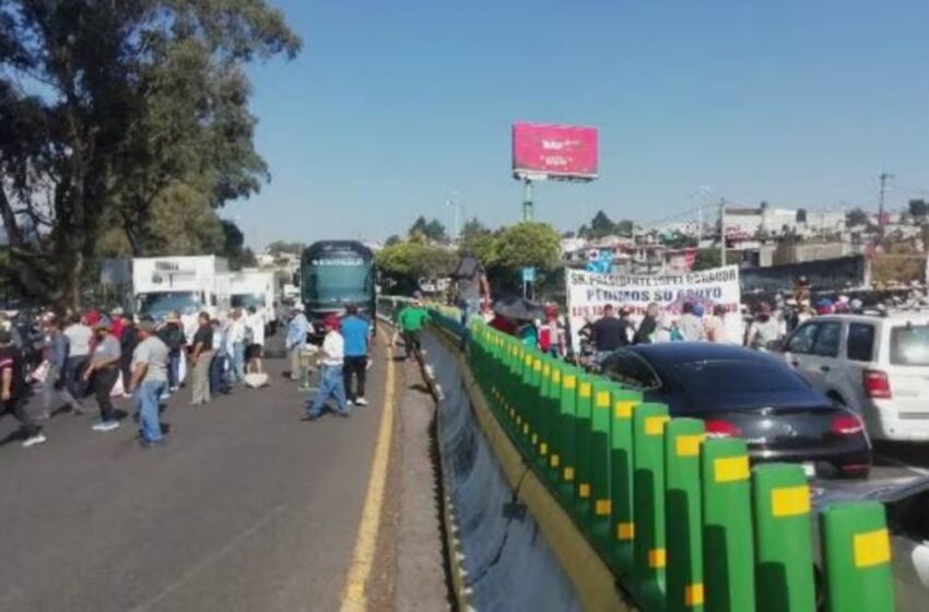 Bloqueo en la autopista México-Cuernavaca; estará cerrada hoy