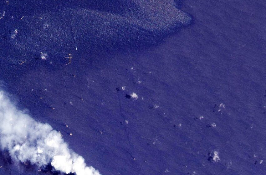Pemex reconoce derrame de petróleo en el Golfo de México