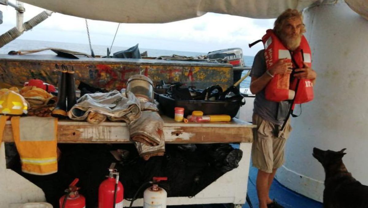 Náufrago australiano y su perra son rescatados en el Pacífico mexicano; llevaban 3 meses en altamar
