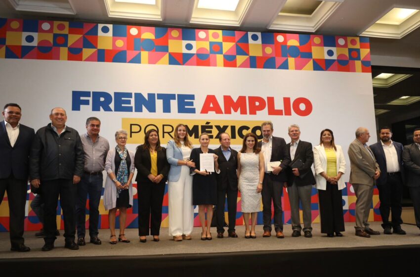 Frente Amplio por México presenta requisitos para elección de candidato presidencial