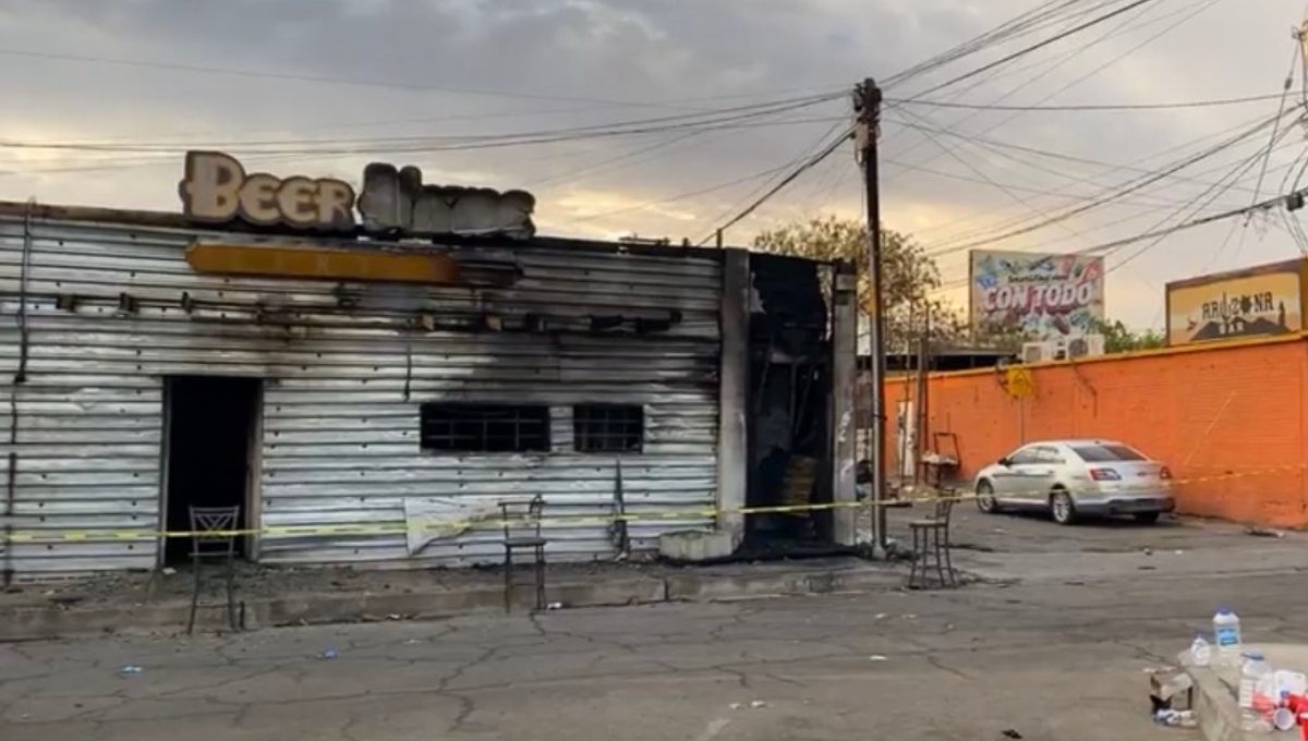 Provocan incendio en bar de Sonora; deja al menos 11 personas fallecidas