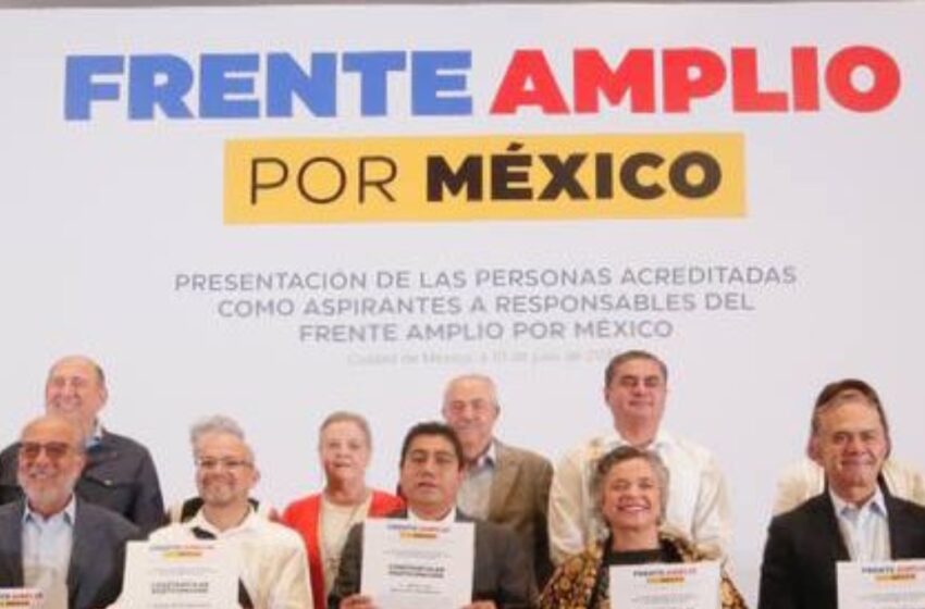 TEPJF aprueba proceso del Frente Amplio por México
