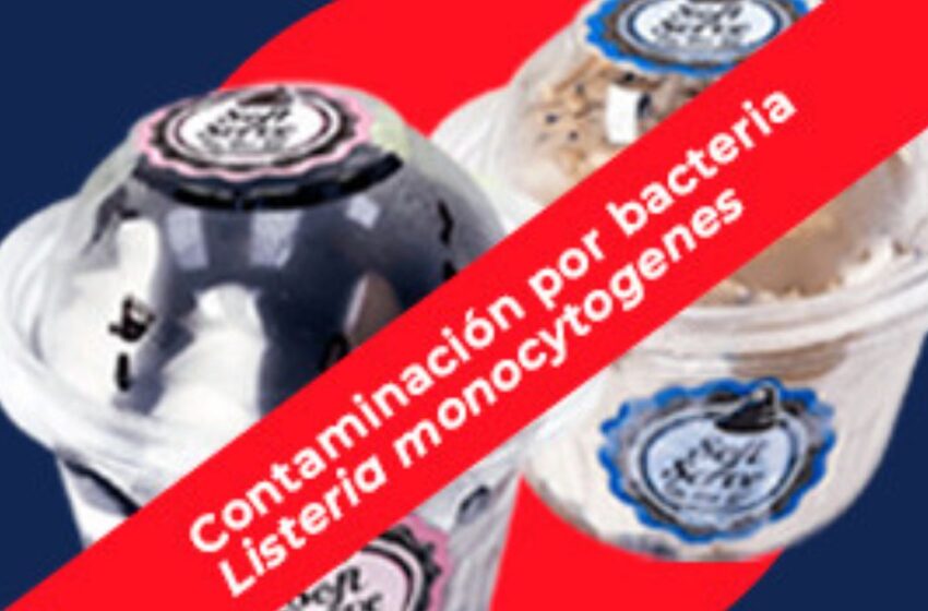 Cofepris emite alerta en México por venta de helados contaminados con una bacteria