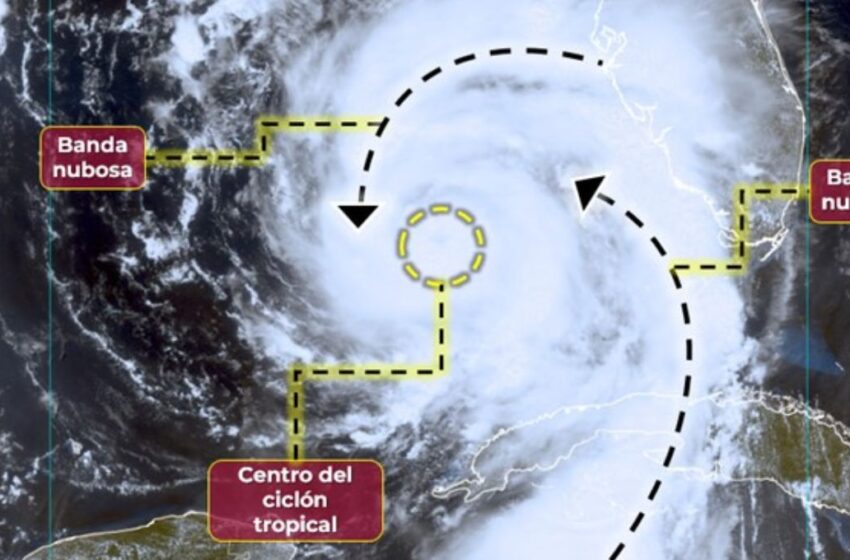 Mientras ‘Idalia’ se aleja de México, ‘Franklin’ evoluciona a huracán categoría 3