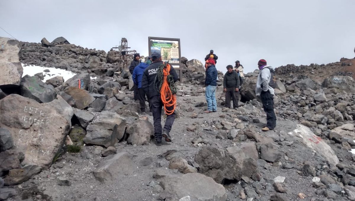 Mueren 4 alpinistas tras caer del Pico de Orizaba