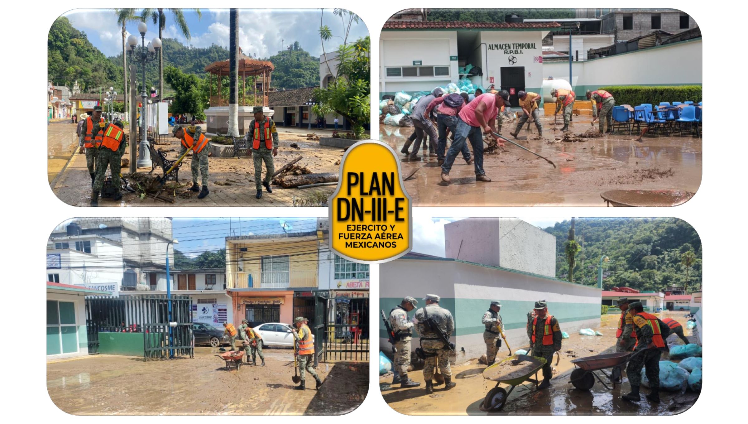 Por lluvias en Veracruz, activan Plan DNIII 