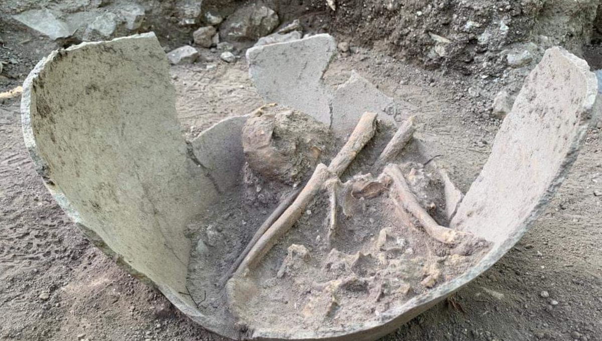 Hallan restos arqueológicos de más de mil años de antigüedad durante las obras del Tren Maya