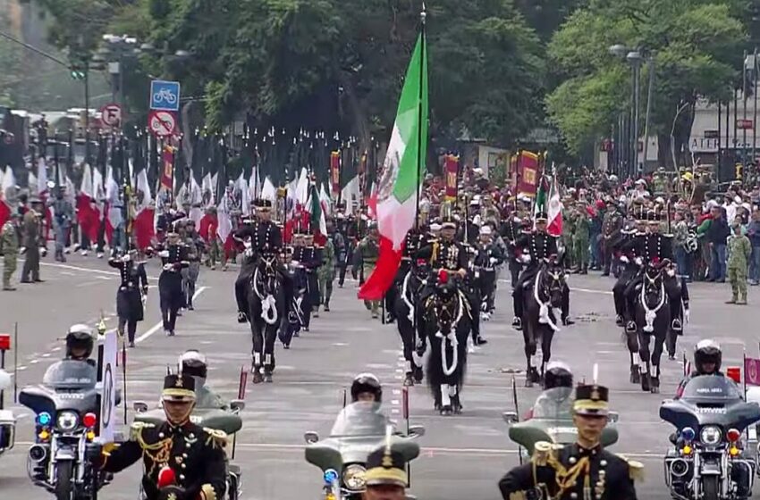Así se desarrolla el Desfile Militar de la Independencia de México