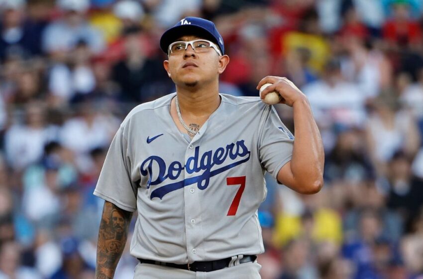Detienen a Julio Urías, beisbolista mexicano de los Dodgers, por violencia doméstica en Estados Unidos