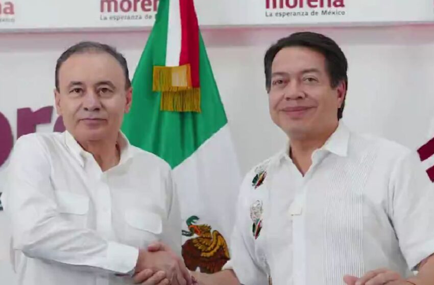 Mario Delgado y Alfonso Durazo