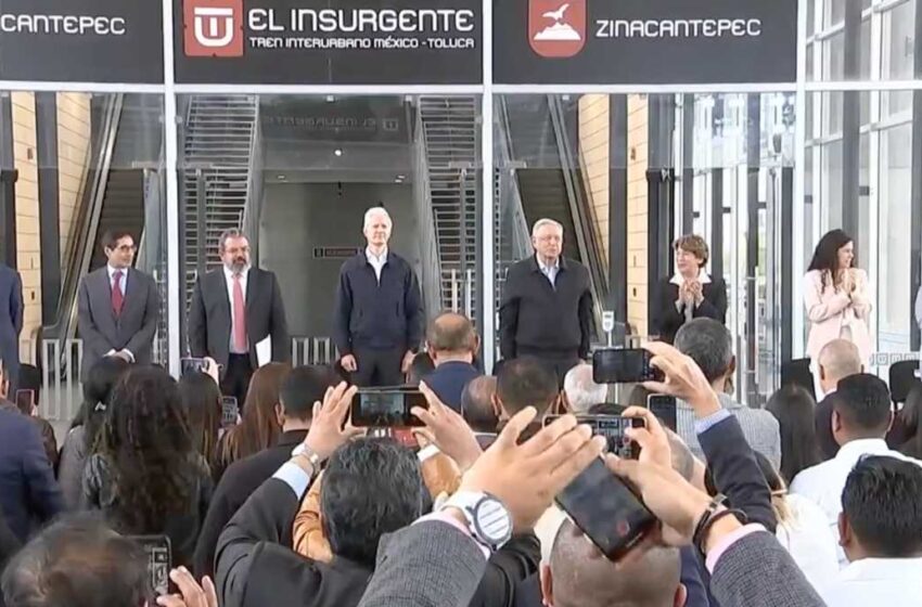 Inauguran Tren Interurbano "El Insurgente".