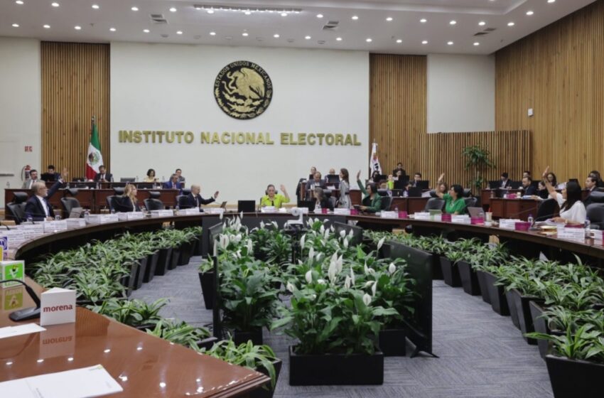 INE aprueba realizar tres debates presidenciales para las elecciones en 2024