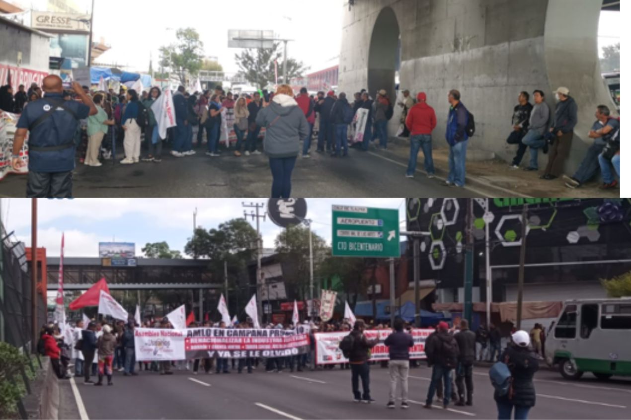 Bloqueos en Zaragoza, Tlalpan e Insurgentes, provocan caos en la CDMX